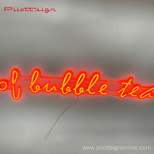 custom advertising neon sign for shop logo